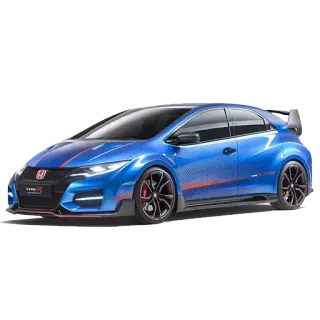🏎 автомобиль, honda, транспорт, авто, машина, type r telegram sticker