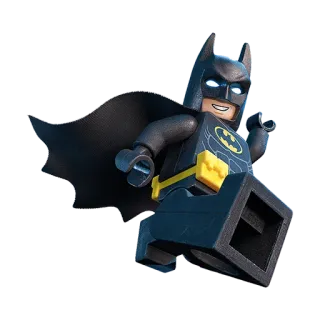👊 Batman The Lego Movie Lego, Batman, Cartone animato, Supereroe, Lego Batman telegram sticker