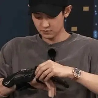 📀 person, watch, wrist, clothing, hat, cap, accessories telegram sticker