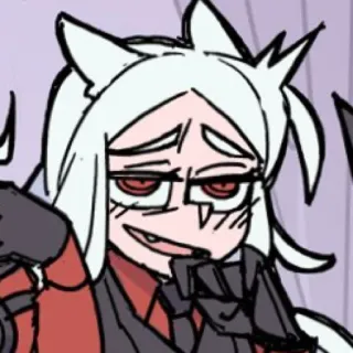 🌝 Modeus Helltaker Helltaker, Modeus, 悪魔, アニメ, ゲーム, キャラクター, 可愛い telegram sticker