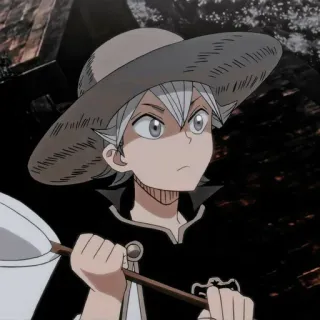 🐾 Asta Black Clover anime, manga, Asta, Black Clover telegram sticker