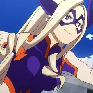 🍑 Mount Lady My Hero Academia Anime, Héroe, Chica, Superhéroe, Mount Lady, My Hero Academia telegram sticker