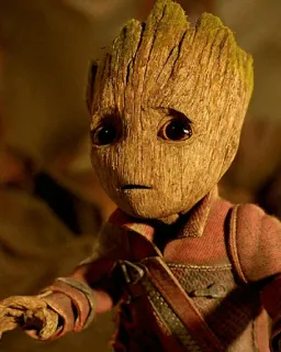 🌴 Groot Guardians of the Galaxy Groot, Marvel, Vệ binh dải Ngân Hà, Nhân vật, Cây, Baby Groot telegram sticker