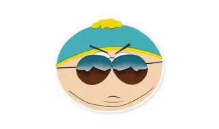 😎 Eric Cartman South Park Cartoon, South Park, Eric Cartman, Personage, Grappig, Komedie telegram sticker