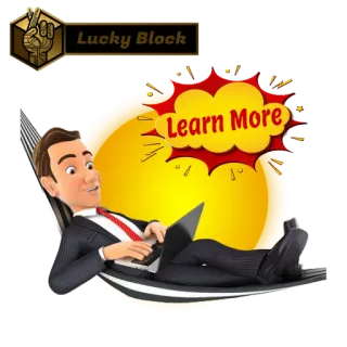 😁 Lucky Block
Learn More Lucky Block, Hammock, Businessman, Laptop, Learn More, Relaxing telegram sticker