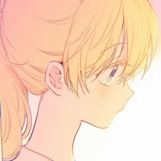 🌨️ Anime, Fille, Portrait, Illustration whatsapp sticker