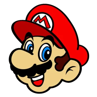 👨 Mario Марио, Nintendo, Персонаж видеоигры, Мультфильм telegram sticker