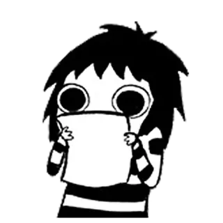 😶 cartoon, emotion, sad, crying, illustration, character telegram sticker