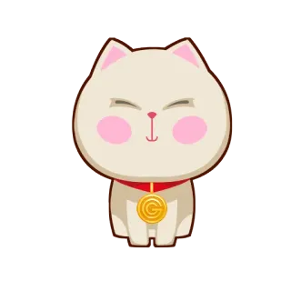👌 cat, cute, kawaii, animal, pet, sticker telegram sticker