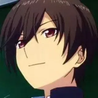 🍫 Yu Otosaka Charlotte Аниме, Персонаж, Парень, Улыбка, Шарлотта, Ю Отосака telegram sticker