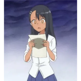 😵 Nagatoro Don't Toy With Me, Miss Nagatoro Anime, Nagatoro, Miss Nagatoro, Cartoon, Manga, Meisje telegram sticker