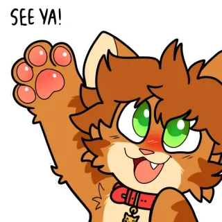 👋 SEE YA! telegram sticker