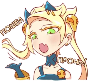 Демон-тян @nyasticks telegram stickers