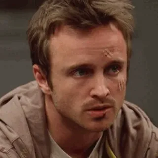 🖤 Jesse Pinkman Breaking Bad jesse, pinkman, breaking bad, injured, tv show, face telegram sticker