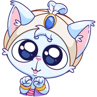 🥹 Katze, Cartoon, Süß, Tier, Aufkleber telegram sticker