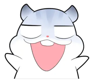 😰 hamster, schattig, dier, cartoon, vrolijk telegram sticker