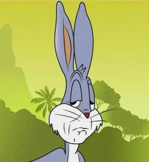 🌟 Bugs Bunny Looney Tunes cartone animato, Bugs Bunny, coniglio, Looney Tunes, animazione, personaggio telegram sticker