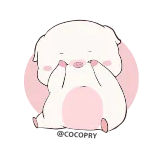 🙈 so cute :( süß, Schwein, traurig, entzückend whatsapp sticker