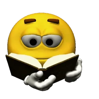 📖 leitura, emoji, livro, educação, conhecimento telegram sticker