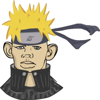 😐 Naruto Uzumaki Naruto anime, manga, cartoon, funny, parody, naruto telegram sticker