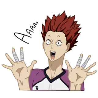 Haikyuu! whatsapp stickers