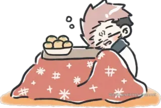 😴 Earhartstickerchannel Cartoon, Tisch, Süß, Schläfrig, Snack, Faul telegram sticker