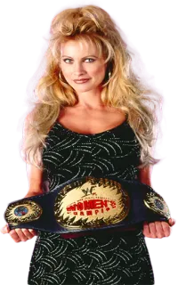 👑 WC Women's Champion gulat, juara, WCW, wanita, sabuk telegram sticker