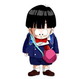 😦 Gohan Dragon Ball Z Gohan, Dragon Ball Z, Anime, Dibujos animados, Estudiante, Lazo, Estudiante whatsapp sticker