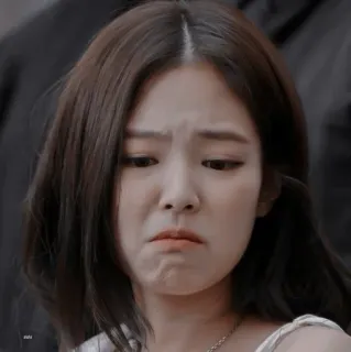 🍂 Jennie Kim Jennie, Blackpink, K-Pop, Cantante, Celebridad, Cara, Expresión telegram sticker