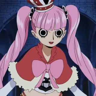 🐰 Perona One Piece Anime, Manga, Fantasma, Pirata, Principessa, Cartone animato whatsapp sticker