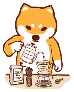 A HomeShiba @moe_sticker_bot telegram stickers