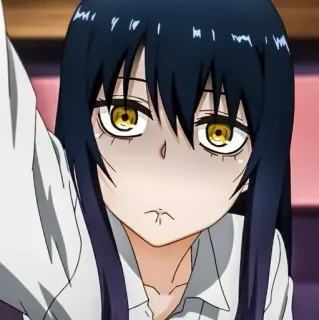 👻 Anime, Donna, Espressione, Personaggio, Manga telegram sticker