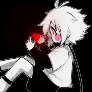 ❤️‍🔥 Anime, Mangá, Desenho animado, Coração, Personagem telegram sticker