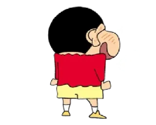 😳 Shin-chan Nohara Crayon Shin-chan Anime, Desenho animado, Engraçado, Personagem, Dança telegram sticker