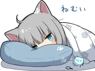 Neko-UwU [@Otakuzdream] whatsapp stickers