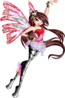🧚‍♀ fata, fantasia, ali, donna, ragazza, cartone animato whatsapp sticker