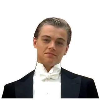😊 Leonardo DiCaprio actor, celebridad, retrato, leonardo dicaprio, titanic whatsapp sticker