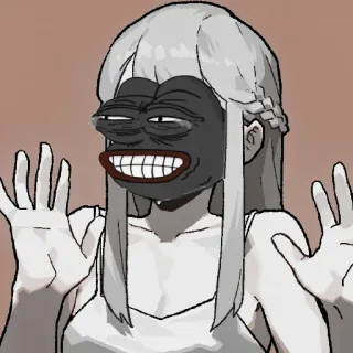 🥀 Cartoon, Meme, Aanstootgevend, Blackface, Personage, Digitale kunst telegram sticker
