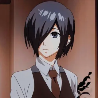 🐰 Touka Kirishima Tokyo Ghoul Аниме, Манга, Токийский гуль, Тоука, Киришима, Персонаж telegram sticker