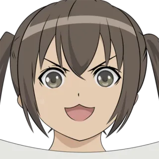 😍 Anime, Dessin animé, Fille, Personnage, Illustration telegram sticker