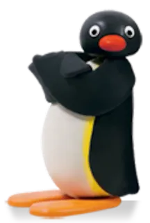 😠 Pingu pingüino, dibujos animados, animal, divertido, personaje, lindo whatsapp sticker