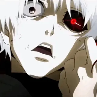 💉 Ken Kaneki Tokyo Ghoul 애니메이션, 도쿄 구울, 카네키, 구울, 공포, 판타지, 고어 telegram sticker