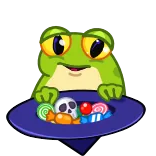 Frog Witch telegram stickers