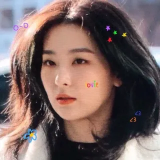 👘 ovie Frau, Porträt, Haare, Gesicht, Schönheit, Person telegram sticker