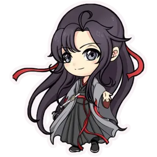 😎 chibi, anime, manga, character, cute telegram sticker