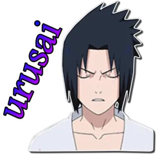😑 Sasuke Uchiha Naruto urusai Anime, Sasuke, Uchiha, Naruto, Urusai telegram sticker