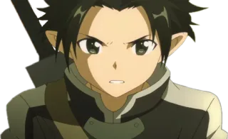 😡 anime, character, sword, male telegram sticker
