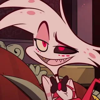 😝 Angel Dust Hazbin Hotel Dibujos animados, Demonio, Hazbin Hotel, Angel Dust, Personaje whatsapp sticker