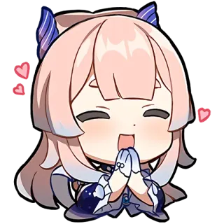 Набор Паймон 9 @nyasticks whatsapp stickers