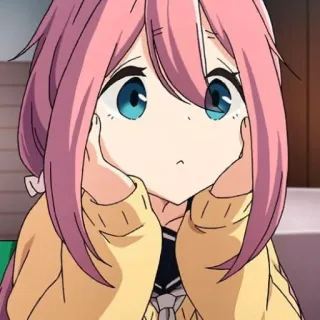 😐 Anime, Cartoon, Niedlich, Mädchen, Porträt telegram sticker